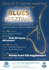 Blues fesztivál Hévíz plakát