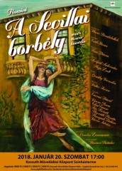 A sevillai borbély - Rossini vígoperája Cegléd plakát