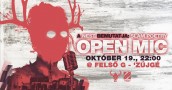 Open Mic - Slam Poetry est Székelyudvarhely plakát