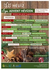 Advent Hévízen Hévíz plakát
