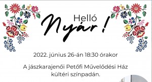Helló Nyár Jászkarajenő plakát