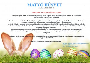 Matyó Húsvét Mezőkövesd plakát