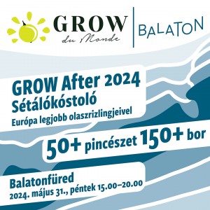 GROW After Sétálókóstoló<br>2024. május 31. Balatonfüred plakát