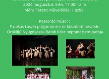 Az Ezüstfenyő néptánccsoport magyarországi turnéja