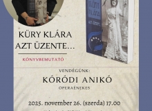 Küry Klára azt üzente... könyvbemutató