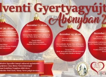 Adventi Gyertyagyújtás Abonyban 2025