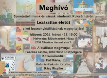 LEZÁRATLAN ÉLETÚT FESTMÉNYKIÁLLÍTÁS