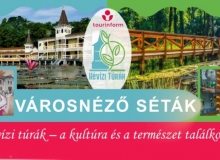 Villák-kertek kosztümös városnéző séta Hévízen