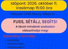 FUSS, SÉTÁLJ, SEGÍTS!