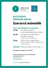 Kultúrális Örökség Napjai - Ezerarcú műemlék Győr plakát