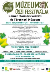 Múzeumok Őszi Fesztiválja Győr plakát
