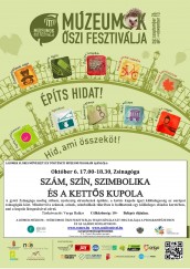 Szám, szín, szimbolika és a kettős kupola Győr plakát