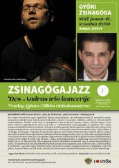 ZsinagógaJazz: Dés András Trió koncertje