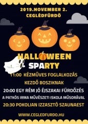 Halloween Sparty Cegléd plakát