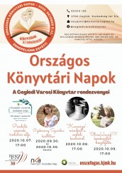 Országos Könyvtári Napok Cegléd plakát