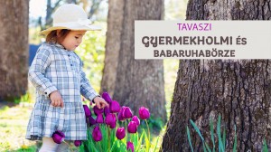 Tavaszi gyermekholmi és babaruhabörze Cegléd plakát