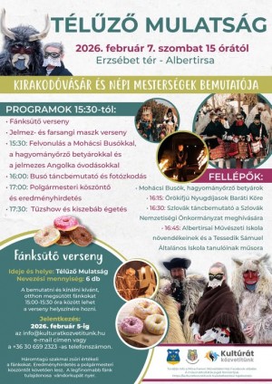 Télűző mulatság Albertirsa plakát