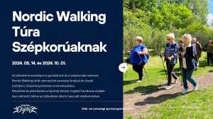 Nordic Walking túra szépkorúaknak Cegléd plakát