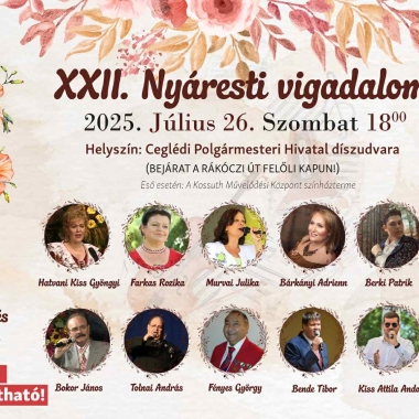 XXII. Nyáresti Vigadalom Cegléd