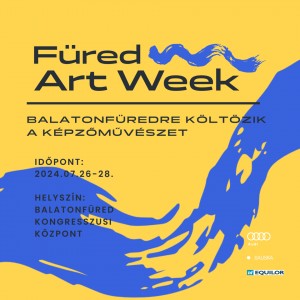 Füred Art Week<br>2024. július 26-28. Balatonfüred plakát