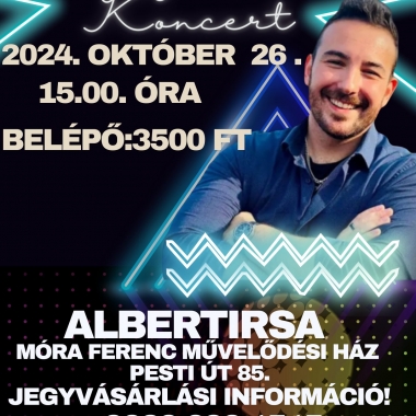 Meggyes Csabi koncert Albertirsa