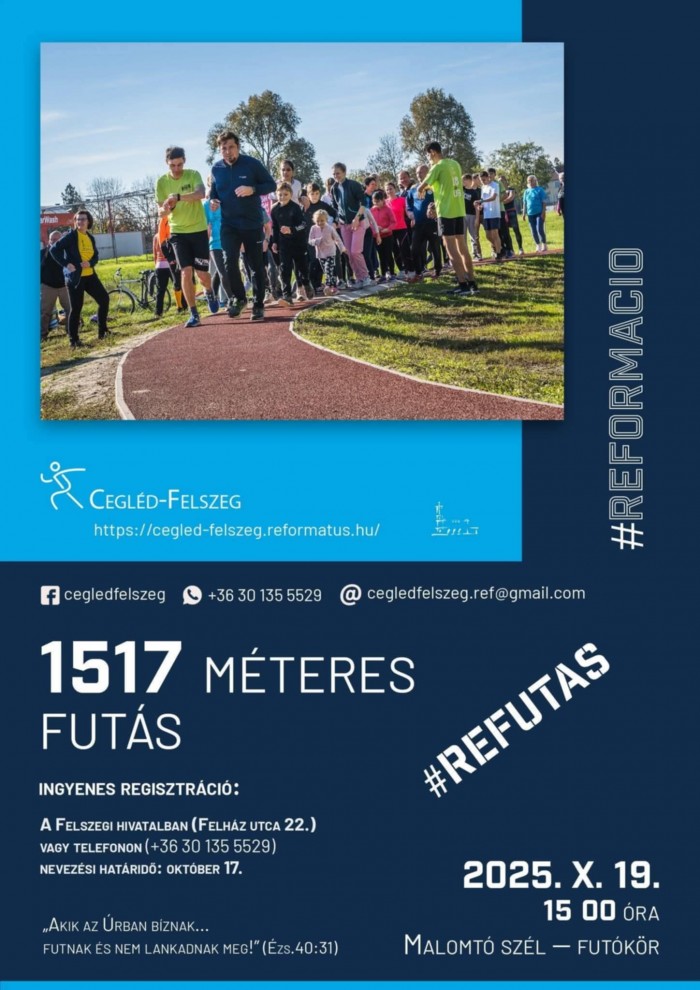 1517 méteres futás