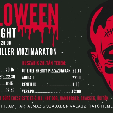 Halloween Movie Night-Thriller mozimaraton Cegléd