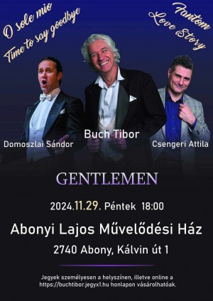 Gentlemen Abony plakát