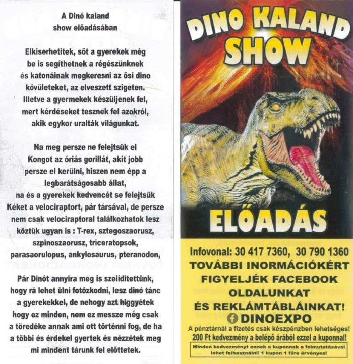 Dinó kaland show