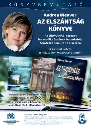 Könyvbemutató Hévíz plakát