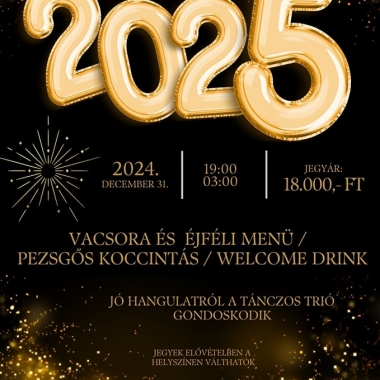 Szilveszter a Sváb Vendégházban Ceglédbercel