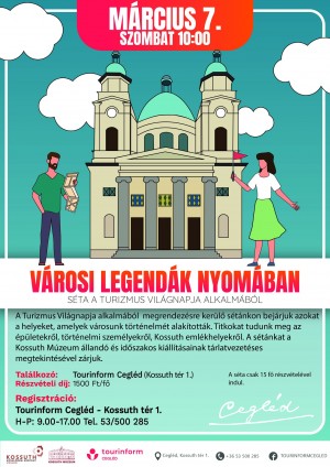VÁROSI LEGENDÁK NYOMÁBAN Cegléd plakát