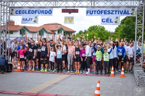 V. Ceglédfürdő Futófesztivál Cegléd plakát