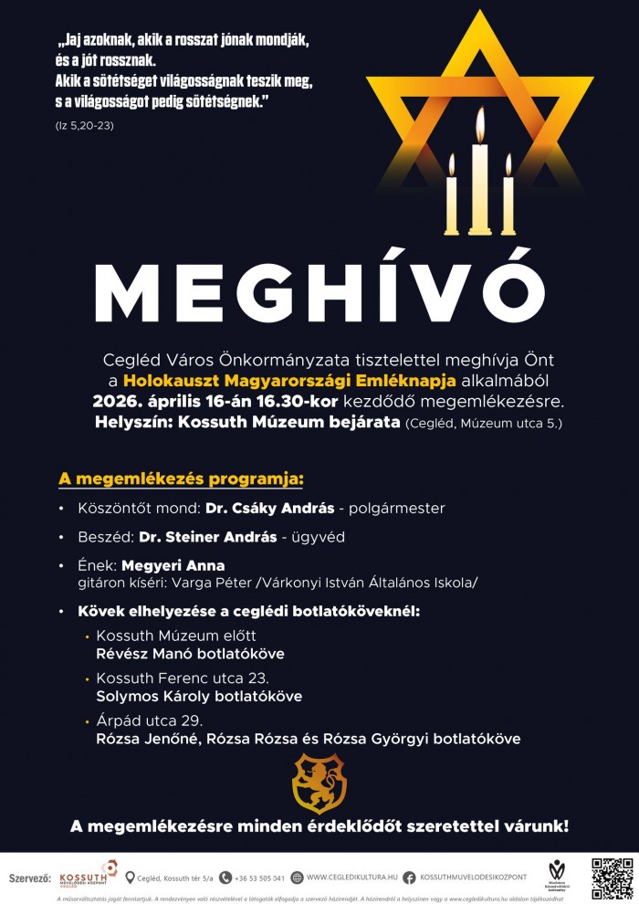 Holokauszt Magyarországi Emléknapja