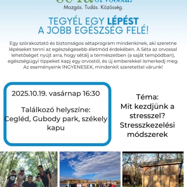Séta az orvossal Cegléd