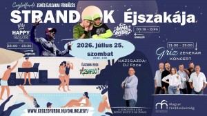 Strandok Éjszakája 2026 Cegléd plakát