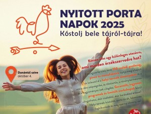Őszi Nyitott Porta Nap a Zala-völgyben Hévíz plakát