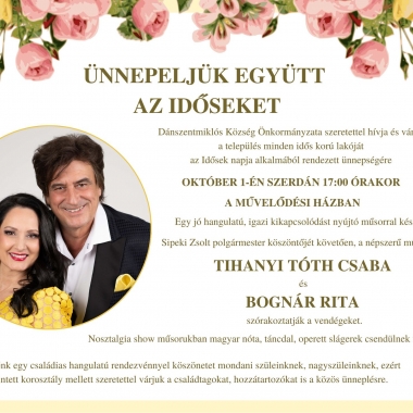 Ünnepeljük együtt az időseket Dánszentmiklós