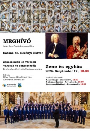 Zeneszerzők és városok - Városok és zeneszerzők Albertirsa plakát