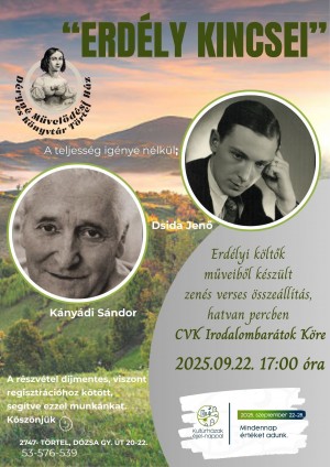 "Erdély kincsei" Törtel plakát