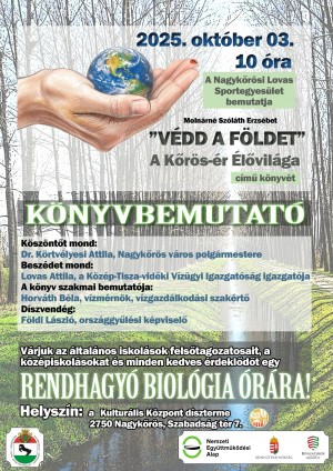 Könyvbemutató Nagykőrös plakát