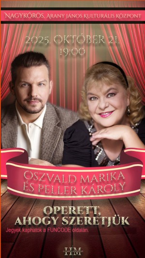 Operett, ahogy szeretjük Nagykőrös plakát