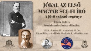 Jókai, Az első magyar sci-fi író Hévíz plakát
