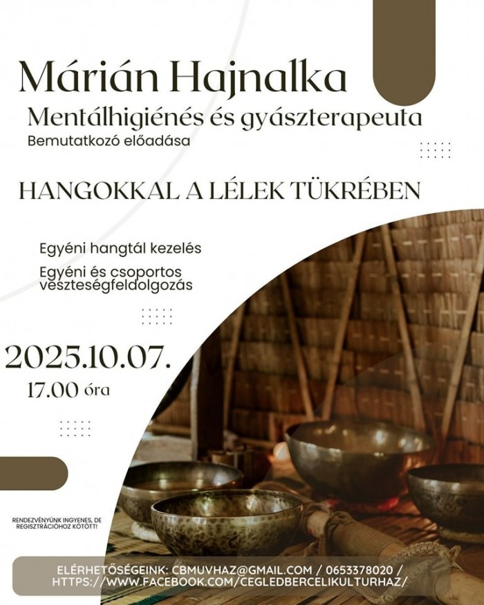 Hangokkal a lélek tükrében