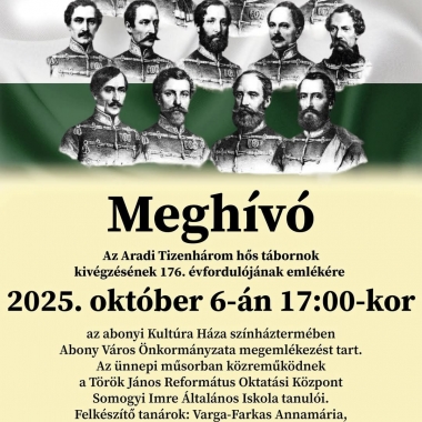 Meghívó Abony