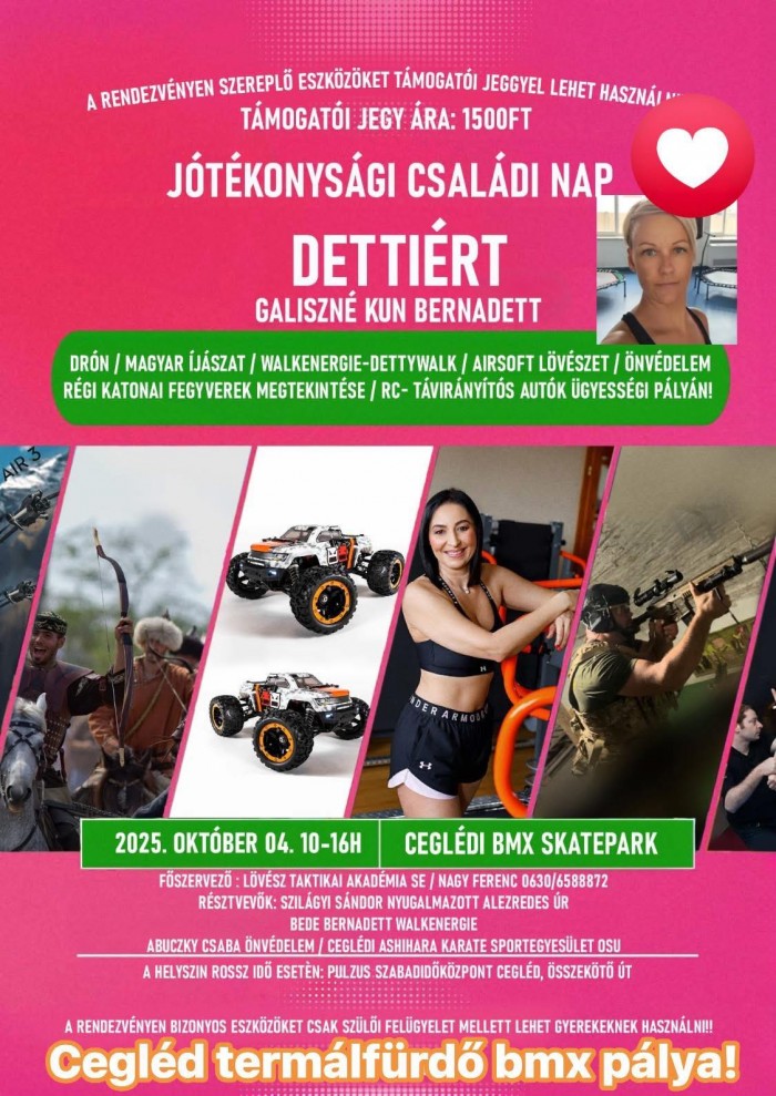 Jótékonysági családi nap Dettiért