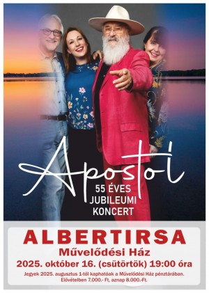 Apostol koncert Albertirsa plakát
