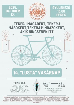 14. "LUSTA" VASÁRNAP Albertirsa plakát