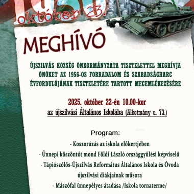 Meghívó Újszilvás