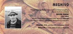 A NÉPMŰVÉSZET CSEMŐI MESTERE Csemő plakát